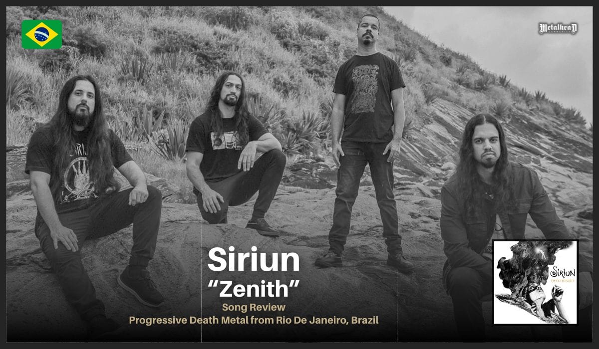 Siriun - Zenith - Song Review - Progressive Death Metal from Rio De Janeiro, Brazil