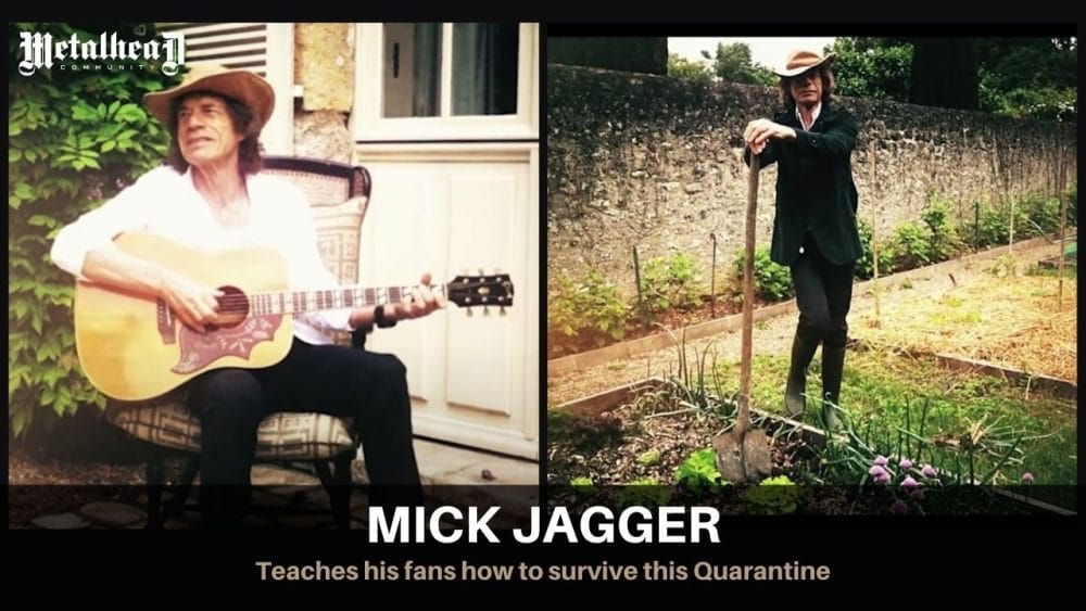 Mick Jagger teaches his fans how to survive this quarantine