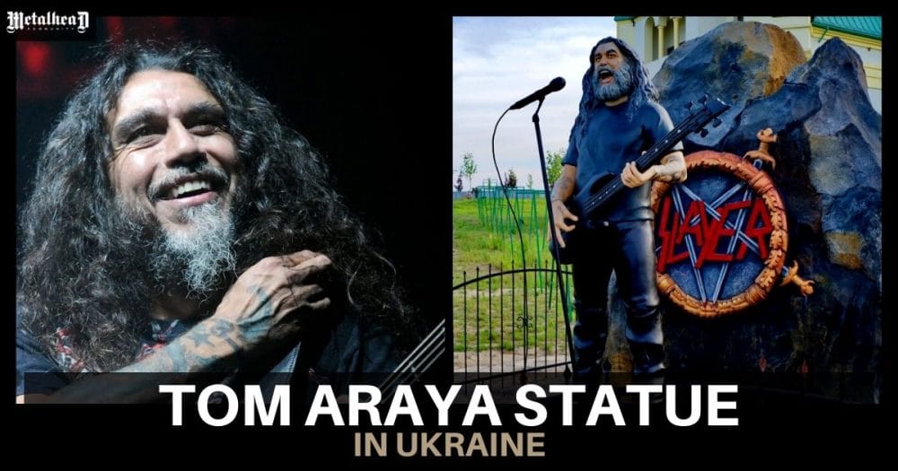 Tom Araya Statue in Ukraine