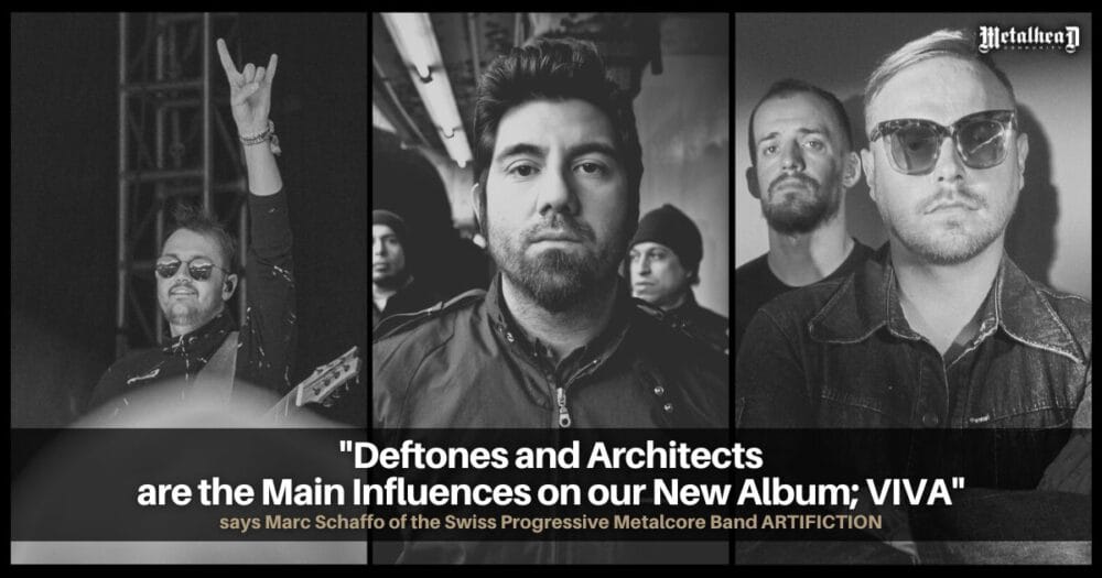 Deftones and Architects Are the Main Influences on Our New Album 'VIVA,' Says Marc Schaffo of the Swiss Metal Band ARTIFICTION
