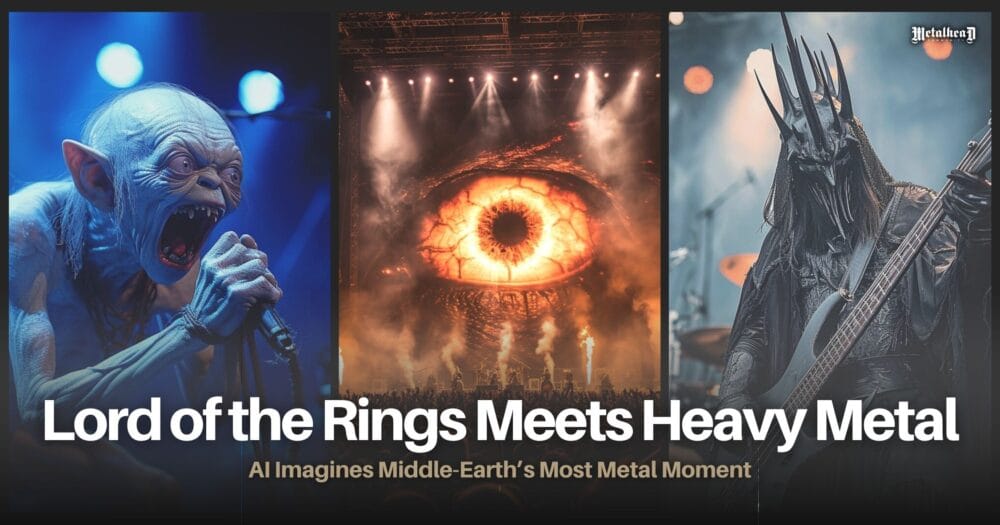Lord of the Rings Meets Heavy Metal - AI Imagines Middle-Earth’s Most Metal Moment