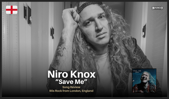 Niro Knox - Save Me - Song Review - 90s Rock from London, England