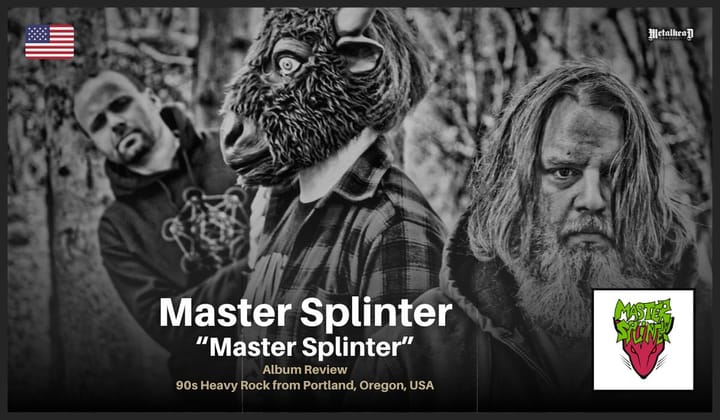 Master Splinter - Master Splinter - Album Review - 90s Heavy Rock from Portland, Oregon, USA