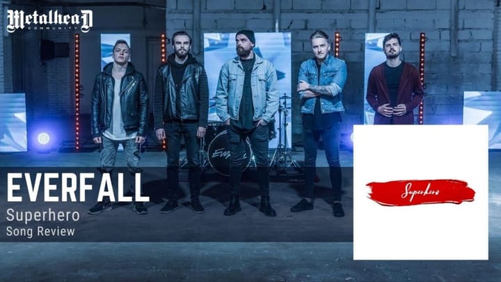 Everfall - Superhero - Song Review - Modern Electronic Pop Rock from Tallinn, Estonia